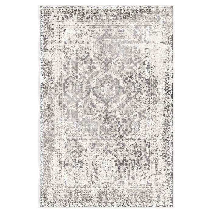 Conceptum Alfombra de Algodón Crema y Moca 120 x 180 cm